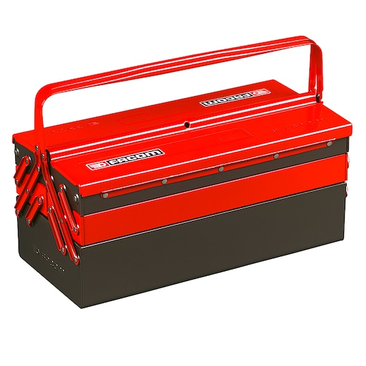 Metal Toolbox With Metric Mechanics Set (96 pc)