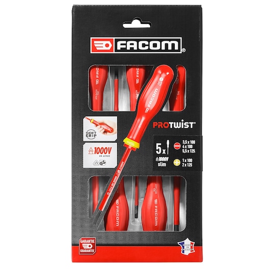 PROTWIST® 1000V Insulated Screwdriver Set (5 pc.)