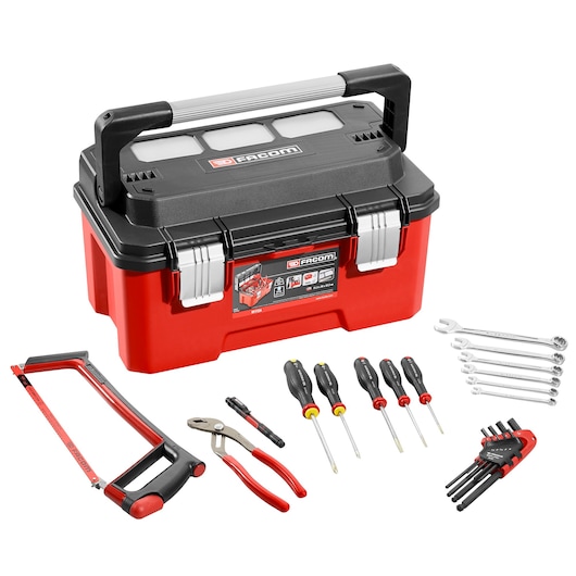 20 in. Cantilever PRO ToolBox With Tools (22 pc.)