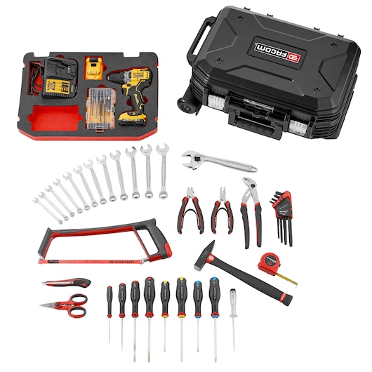 Rolling Case With Large Industrial Maintenance Set (68 pc.)