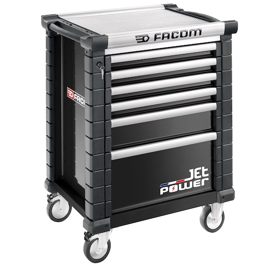 JET Power Drawer 6D M3A, Black