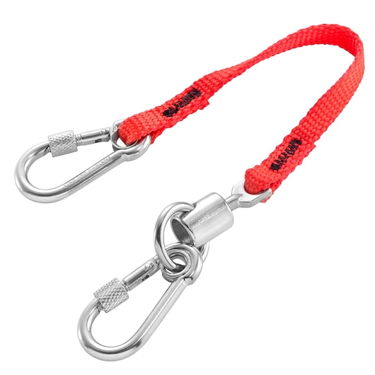 20cm Lanyard, Stainless steel 50mm Spring Hook + Swivel and 60mm Stainless Steel Snap Hook With Screw,Safety Lock System