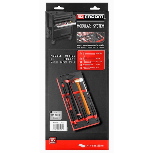 Graphite Engineer Hammer Impact Tool Set With 200C Hammer (7 pc.)